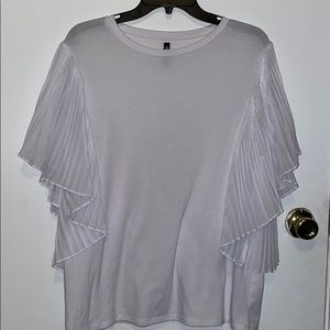 Flare Ruffle Sleeve Top